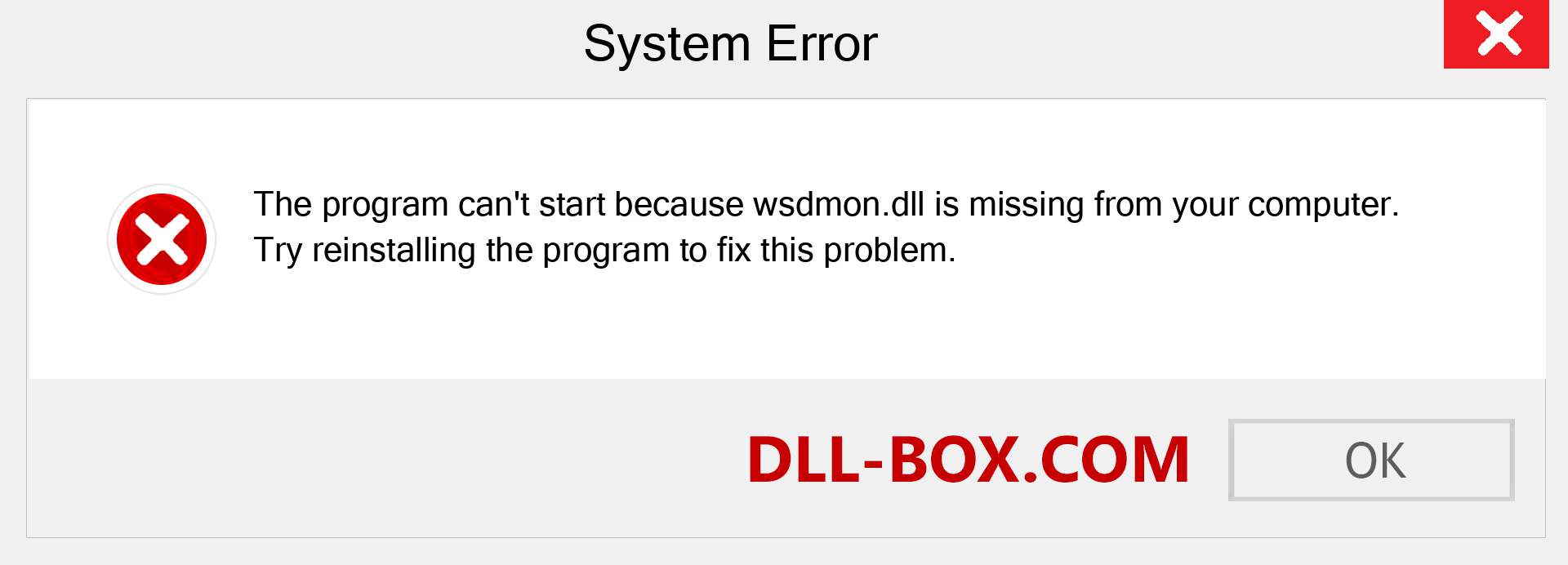  wsdmon.dll file is missing?. Download for Windows 7, 8, 10 - Fix  wsdmon dll Missing Error on Windows, photos, images